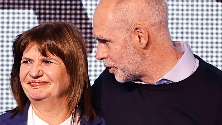 La candidata a la Presidencia de Argentina Patricia Bullrich, junto al alcalde de Buenos Aires, Horacio Rodr&iacute;guez Larreta, en una fotograf&iacute;a de archivo. EFE