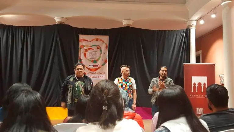 Cuentacuentos en una versi&oacute;n pasada del festival internacional de narraci&oacute;n oral. ATITECUENTO