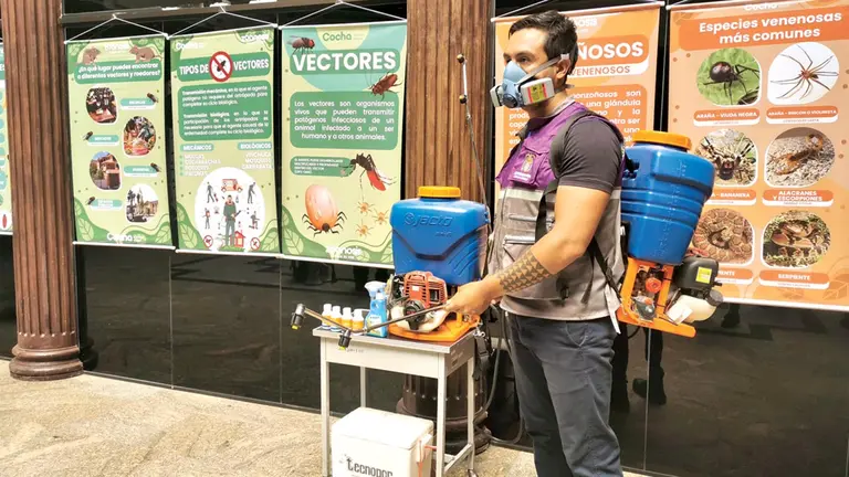 El lanzamiento del &aacute;rea de vectores de la Alcald&iacute;a, este 17 de octubre de 2023./ MELISSA REVOLLO