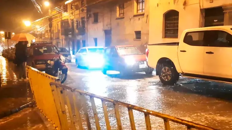 Una imagen de una calle en Potos&iacute;. URGENTE.BO