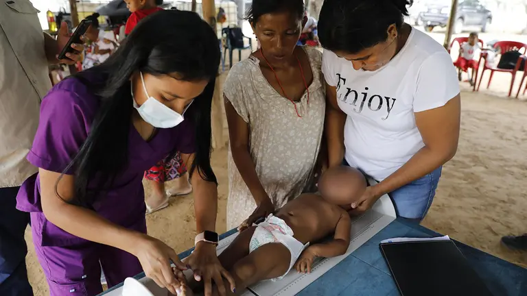 En Colombia los departamentos que sufren de inseguridad alimentaria moderada o grave son encabezados por La Guajira, con el 59,7 % de la poblaci&oacute;n en esa situaci&oacute;n. EFE