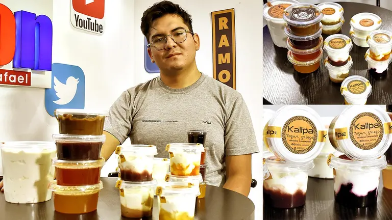 Los productos de Kallpa est&aacute;n elaborados sin aditivos y vienen con y sin az&uacute;car, seg&uacute;n la necesidad del cliente. La idea surgi&oacute; de la mano de Brayan Rufino./ DICO SOL&Iacute;S