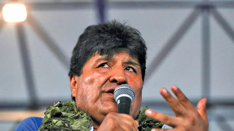 Una fotograf&iacute;a de archivo del jefe nacional del MAS, Evo Morales./ ARCHIVO