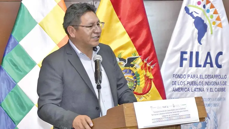 El viceministro de Relaciones Exteriores de Bolivia,  Freddy Mamani, en una fotograf&iacute;a de archivo./ EFE
