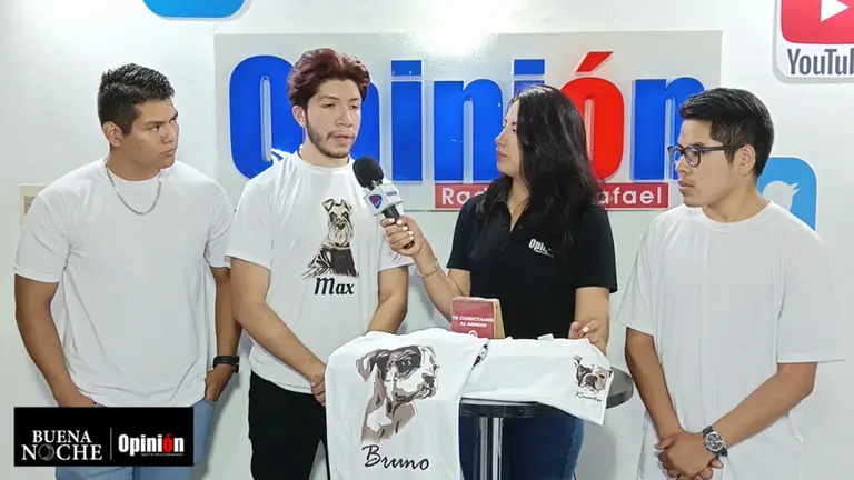 Doguis, emprendimiento de camisetas con rostros de mascotas./ CAPTURA DE VIDEO
