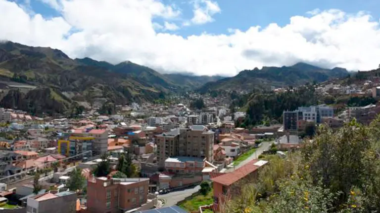 Vista general de la ciudad de La Paz./ OX&Iacute;GENO