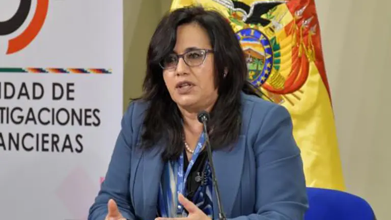 La directora de la Autoridad de Supervisi&oacute;n del Sistema Financiero (ASFI), Ivette Espinoza. / TOMADA DE OX&Iacute;GENO.BO