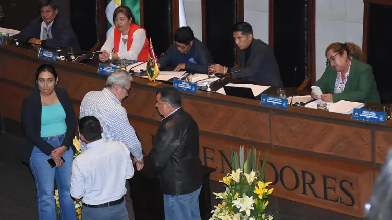 Sesi&oacute;n complicada en la C&aacute;mara de Senadores./ APG