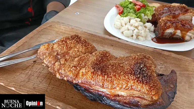 Costillas de cerdo de Mordiscos, en la zona norte./ CAPTURA DE VIDEO