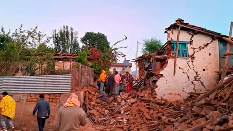 Uno de los lugares afectados por el terremoto./ TOMADA DE URGENTE