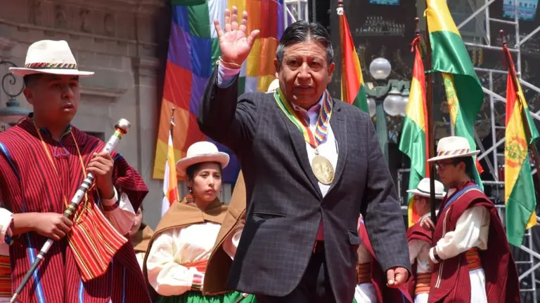 El vicepresidente del Estado, David Choquehuanca. APG