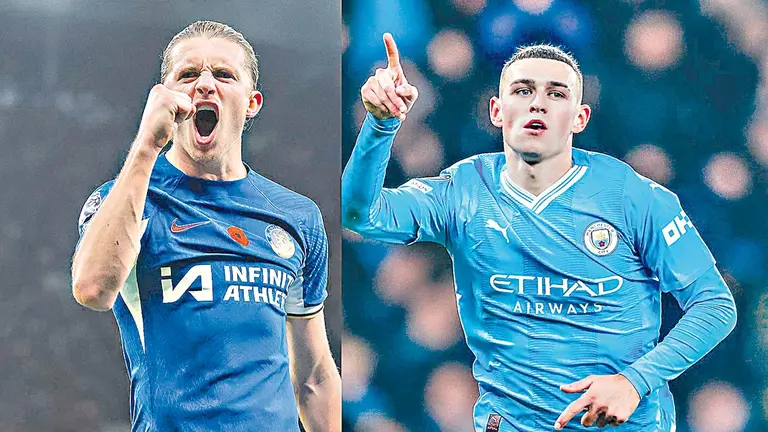 Gallagher (i) y Foden (d) son jugadores importantes del Blue y el Citizen. /  INSTAGRAM