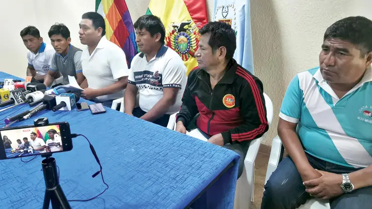 Representantes de diferentes sectores productivos del Tr&oacute;pico, este 15 de noviembre./ MELISSA REVOLLO