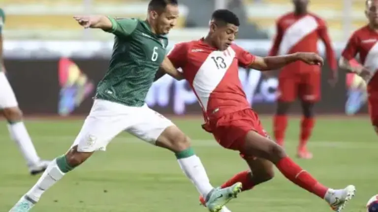 Partido de Bolivia vs Per&uacute; en las eliminatorias rumbo Qatar 2022. FPF