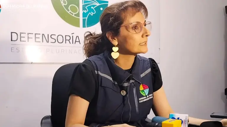 Marioly &Aacute;lvarez, delegada Defensorial de Cochabamba. DEFENSOR&Iacute;A DEL PUEBLO