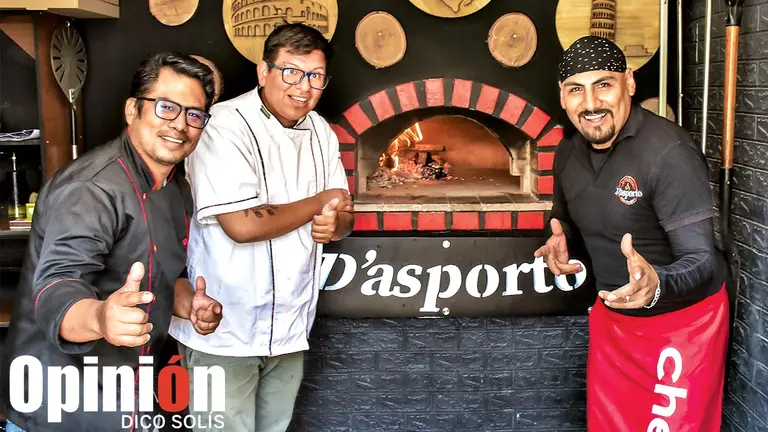Claudio P&eacute;rez, Pablo Mu&ntilde;oz y Roberto Maita, tres hombres enfocados en la gastronom&iacute;a.  / DICO SOL&Iacute;S