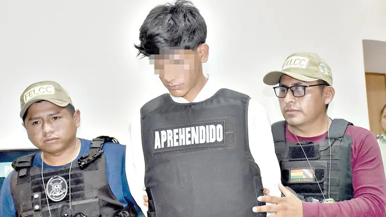 Edward R.V., estudiante sindicado de robo./ NO&Eacute; PORTUGAL