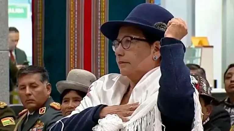 Celinda Sosa, nueva canciller de Bolivia. CAPTURA