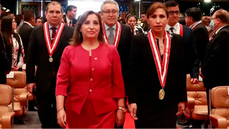 Dina Boluarte y Patricia Benavides en foto de archivo cuando todo era armon&iacute;a./ FLICKR PRESIDENCIA
