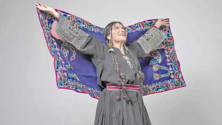La artista quechua Luzmila Carpio./ NORA LEZANO