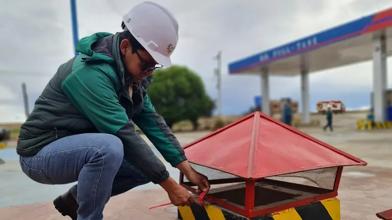 ANH realiza controles en La Paz./ ANH