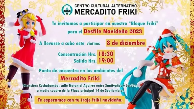 Mercadito Friki celebra la Navidad./ FACEBOOK