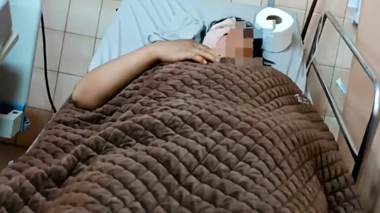 Agripina se recupera en el Hospital Viedma, Cochabamba./ VOCES LIBRES