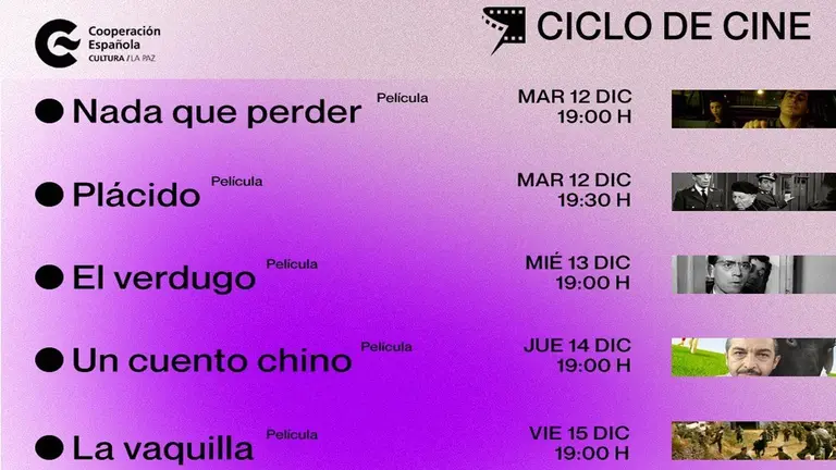 MARTadero proyecta ciclo de cine espa&ntilde;ol./ mARTadero