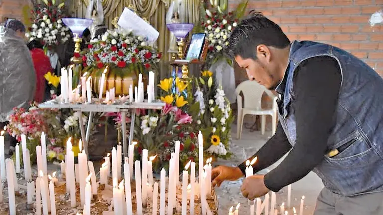 Velorio de Getrudes, v&iacute;ctima de feminicidio, en 2022. NO&Eacute; PORTUGAL