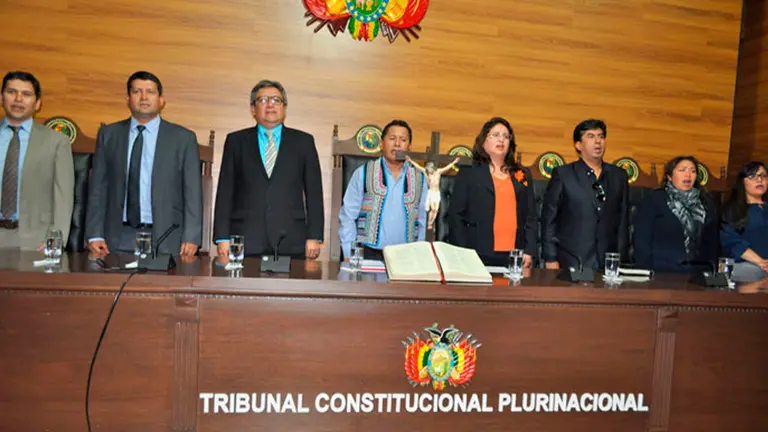 Los magistrados prorrogados del TCP. TCP