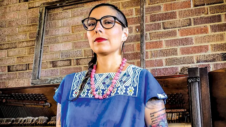 Viviana Gonzales, la poeta que representa la literatura boliviana./ CORTES&Iacute;A