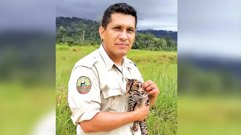 Marcos Uzquiano, el guardaparques denunciado por proteger los bosques./ ANA