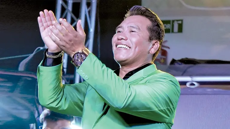 Wilson Morales, la reivindicaci&oacute;n de la cumbia tropical con Sabor Sabor./ CORTES&Iacute;A SABOR SABOR