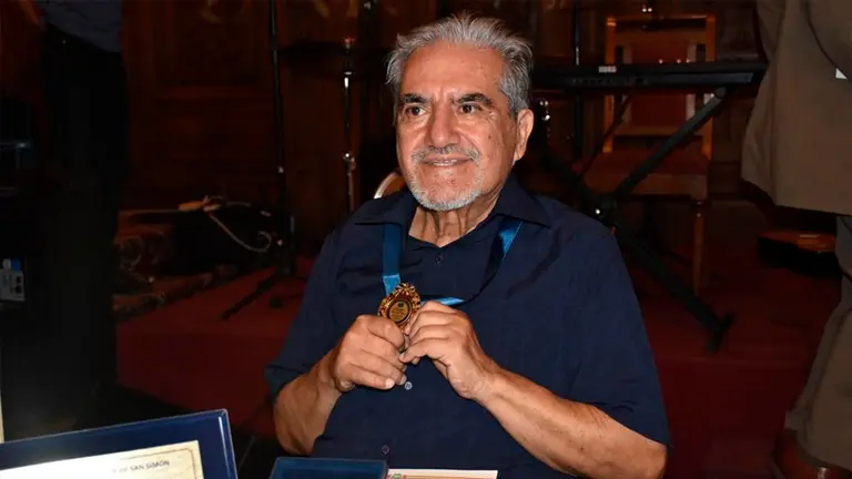 Ram&oacute;n Rocha Monroy, en la noche de su homenaje./ NO&Eacute; PORTUGAL