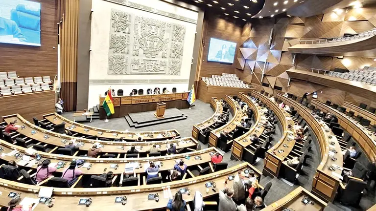 Foto referencial de una sesi&oacute;n de la C&aacute;mara de Diputados./ PRENSA DIPUTADOS