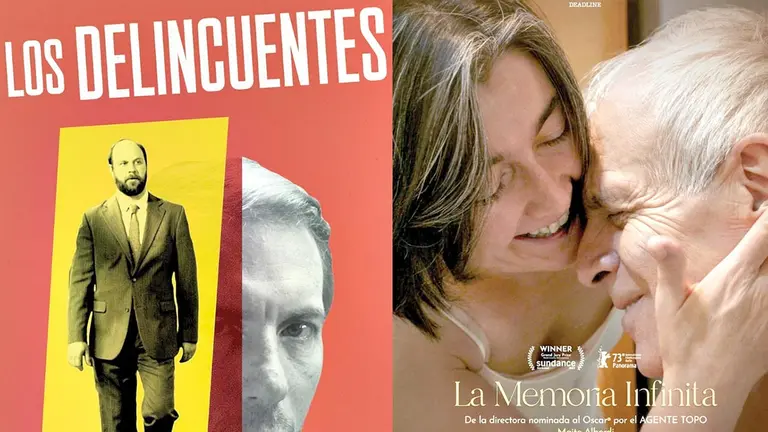 Afiches de las dos pel&iacute;culas que se exhiben en Mubi y Netflix./ ARCHIVO