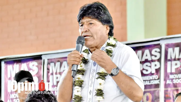 Evo Morales dirige un ampliado del MAS en Cochabamba./ NO&Eacute; PORTUGAL