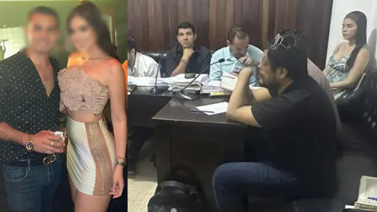 Audiencia (d) de la exreina de belleza, Alondra M (i). RRSS
