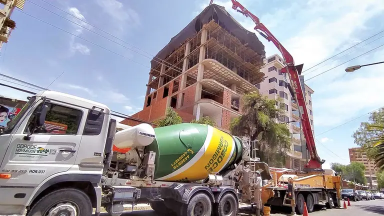 Foto referencial de una obra construida con COBOCE Hormigón para ECSSA. COBOCE HORMIGÓN
