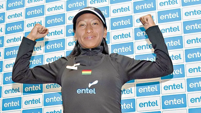 Jhoselyn Camargo, después de haber disputado una competencia./ APG