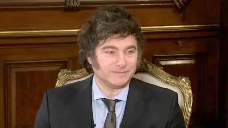 El presidente de Argentina Javier Milei./ INFOBAE