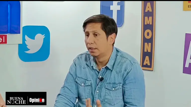 Antonio Laredo, parte de Mamut, en Buena Noche./ CAPTURA DE VIDEO