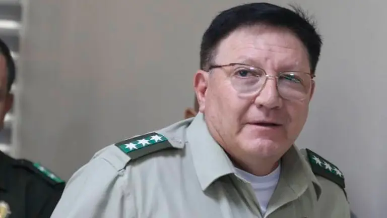 El comandante departamental de Santa Cruz, Erick Holgu&iacute;n. APG