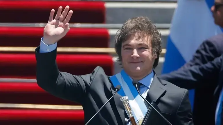 Javier Milei, presidente de Argentina./ INFOBAE