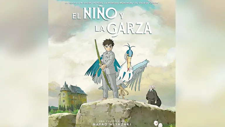 Afiche de la pel&iacute;cula &ldquo;El ni&ntilde;o y la garza&rdquo;./ RRSS