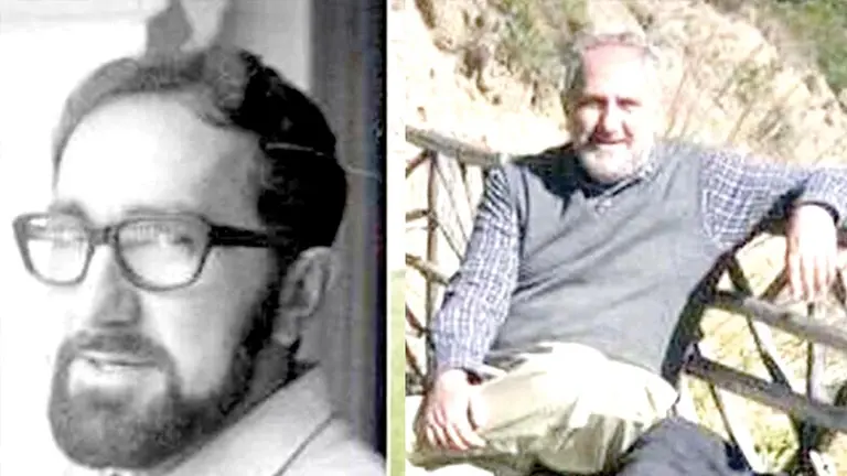 Dos fotografías del sacerdote Alfonso Pedrajas (+)./ ABI