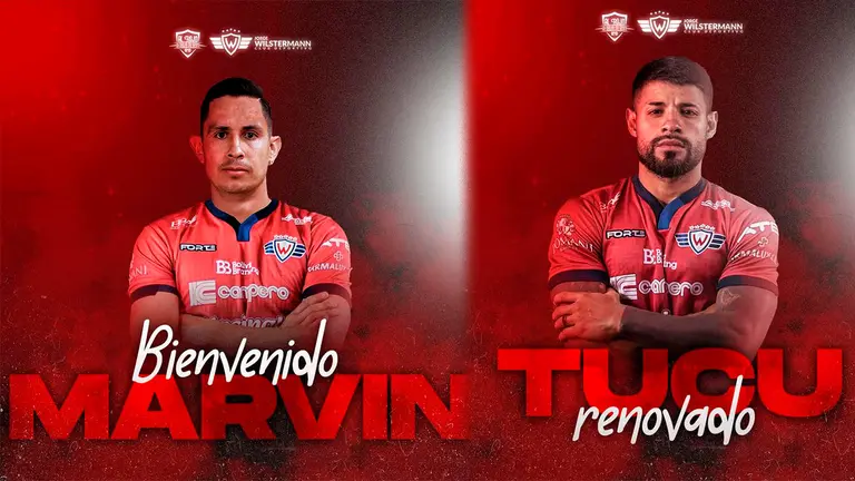 Publicaciones de la presentaci&oacute;n de ambos jugadores./ CLUB WILSTERMANN