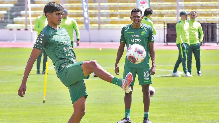 Una imagen de una pr&aacute;ctica de la Selecci&oacute;n./  APG