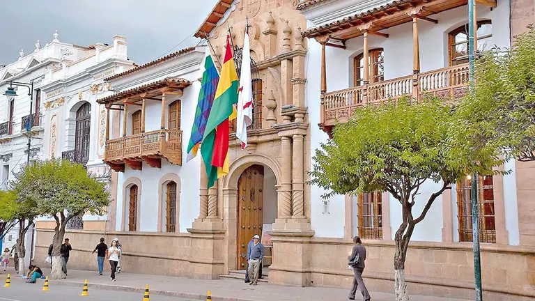 Frontis del Museo Casa de la Libertad en Sucre./ RRSS