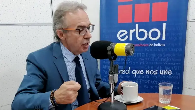 El vocero presidencial Jorge Richter./ ERBOL